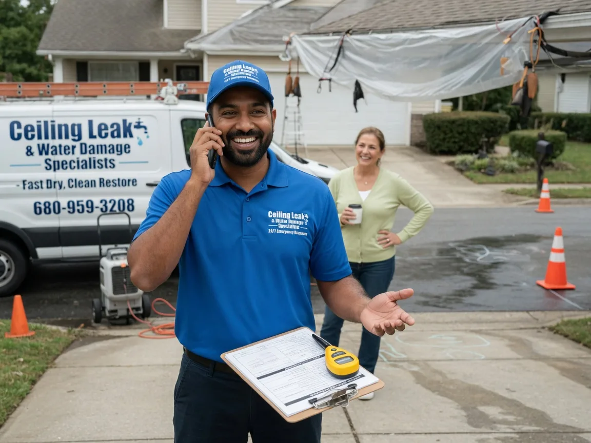 Ceiling Leak Cleanup Electric City, WA FAQs